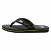 Quiksilver MOLOKAI STITCHY - Tongs - Black/black/green -Quiksilver Soldes ea562874e4d0466ba4147490cb166f26