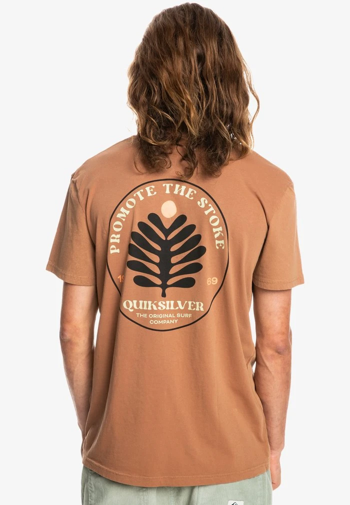 Quiksilver PROMOTE THE STOKE - T-shirt Imprimé - Chipmunk 5 Quiksilver PROMOTE THE STOKE - T-shirt Imprimé - Chipmunk – Image 3