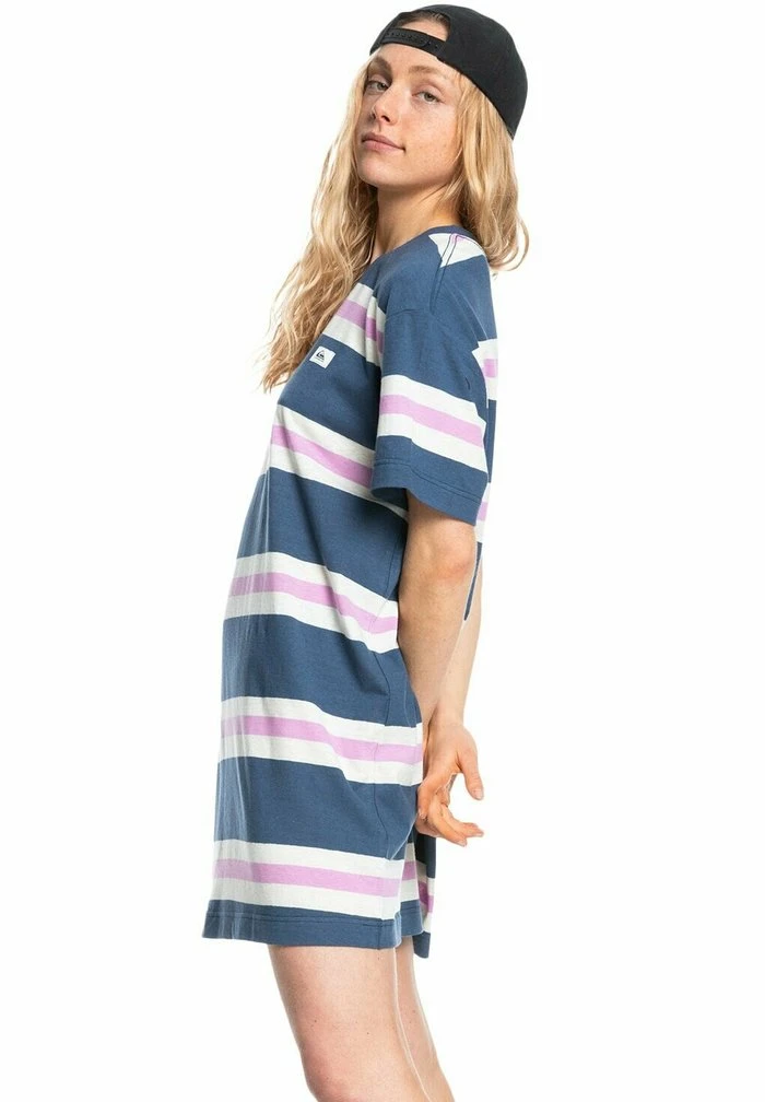 Quiksilver Robe En Jersey - Essentials Vintage Indigo 5 Quiksilver Robe En Jersey - Essentials Vintage Indigo – Image 3