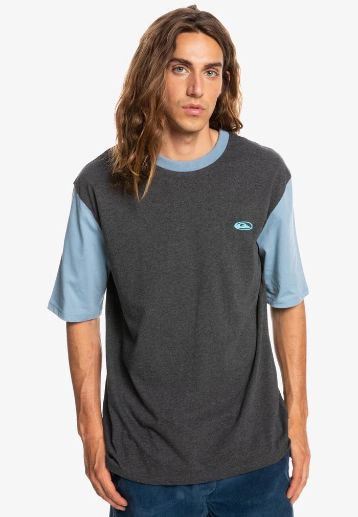 Quiksilver MASTER PLAN TEE - T-shirt Imprimé - Blue 3 Quiksilver MASTER PLAN TEE - T-shirt Imprimé - Blue