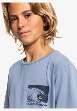 Quiksilver T-shirt Imprimé - Purple Impression -Quiksilver Soldes ec19c4e1903c414182e2172d8f57d252