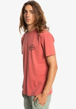 Quiksilver STIR IT UP MANCHES COURTES POUR EQYZ - T-shirt Imprimé - Burnt Ochre -Quiksilver Soldes ec591157e2f74ceeb599bfb615f6d3f3