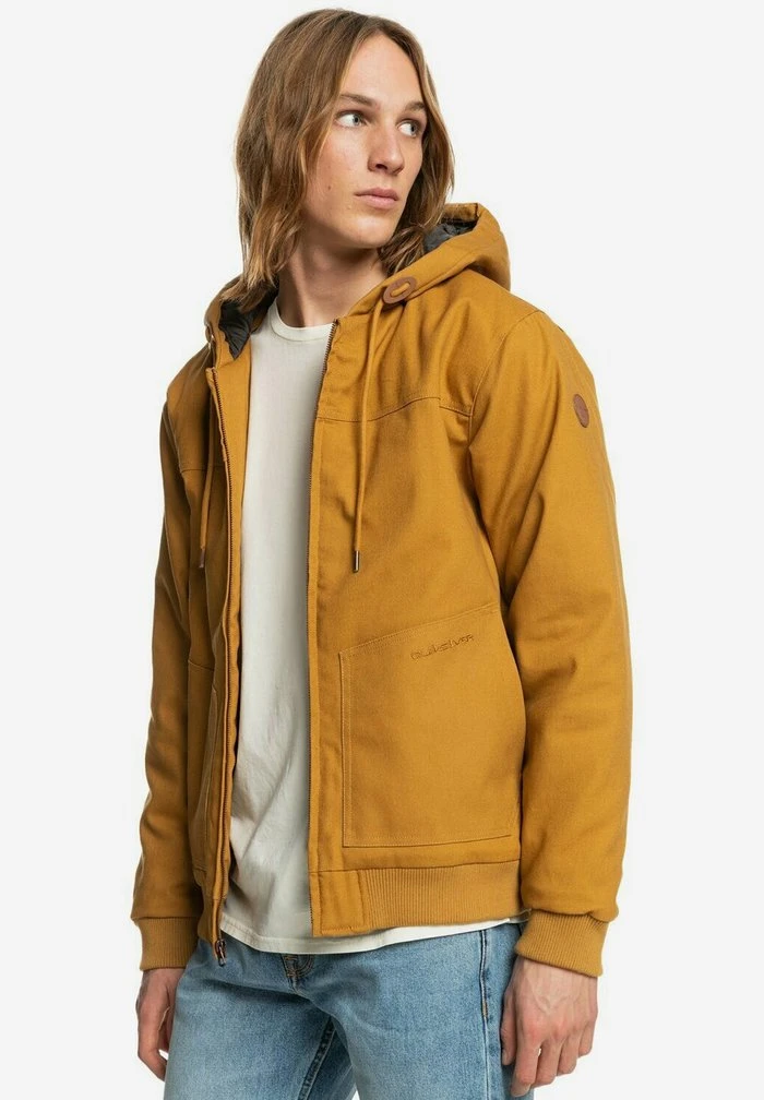 Quiksilver Veste Imperméable - Bone Brown 6 Quiksilver Veste Imperméable - Bone Brown – Image 4