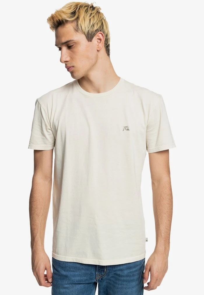 BUBBLE EMBROIDERY - T-shirt basique - oatmeal Quiksilver BUBBLE EMBROIDERY - T-shirt Basique - Oatmeal -Quiksilver Soldes eca8da48512c4d14990a24bdc50ac11e