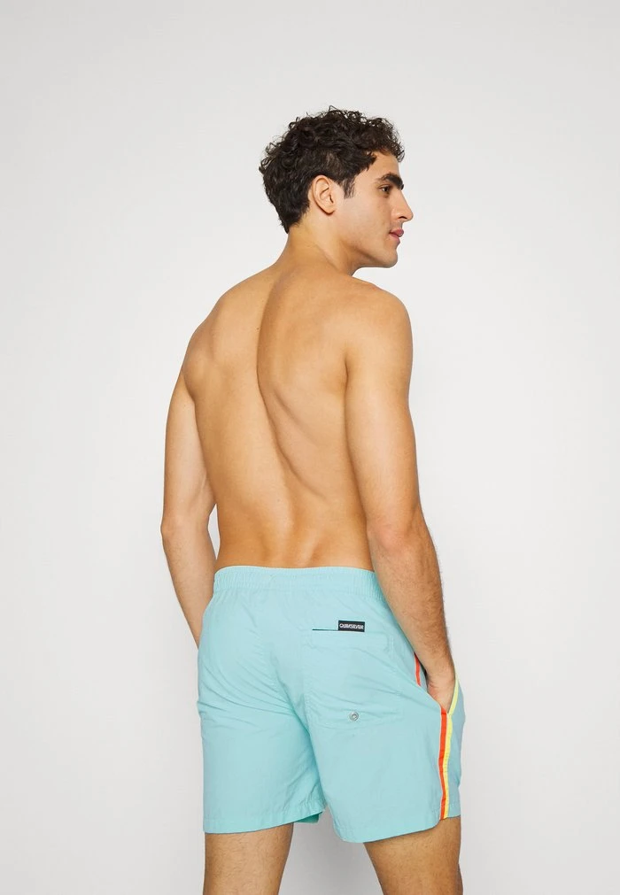 OCEANMADE BEACH PLEASE - Short de bain - blue Quiksilver OCEANMADE BEACH PLEASE - Short De Bain - Blue -Quiksilver Soldes edd90eec24c043918a283bf0cb0b577a