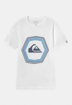 Quiksilver NEW NOISE - T-shirt Imprimé - White