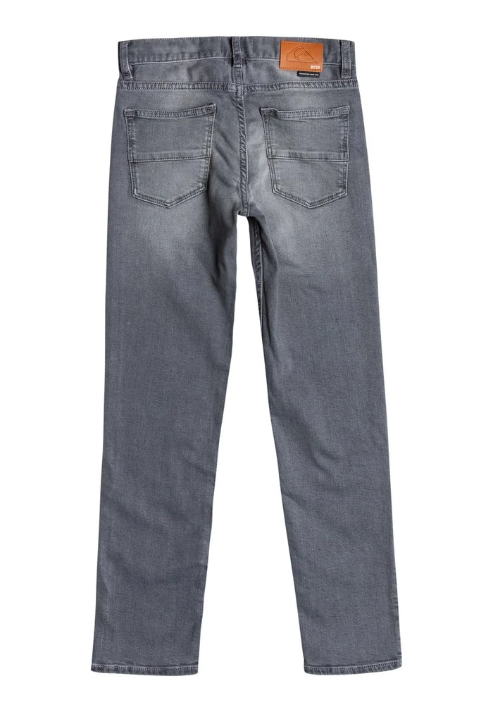 Jean droit - grey used Quiksilver Jean Droit - Grey Used -Quiksilver Soldes ee97da0c98494c6ea45f1dc1c3740928