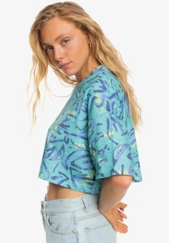 Quiksilver T-shirt Imprimé - Aqua Sky Strange Daze 10 Quiksilver T-shirt Imprimé - Aqua Sky Strange Daze -Quiksilver Soldes eea3feb4ab364769a4855e035993f2f4