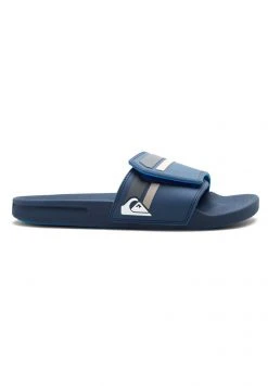 Quiksilver RIVI SLIDE ADJUST - Sandales De Bain - Blue/grey/blue -Quiksilver Soldes eead3202e2304e918ef8c5ae964fac30