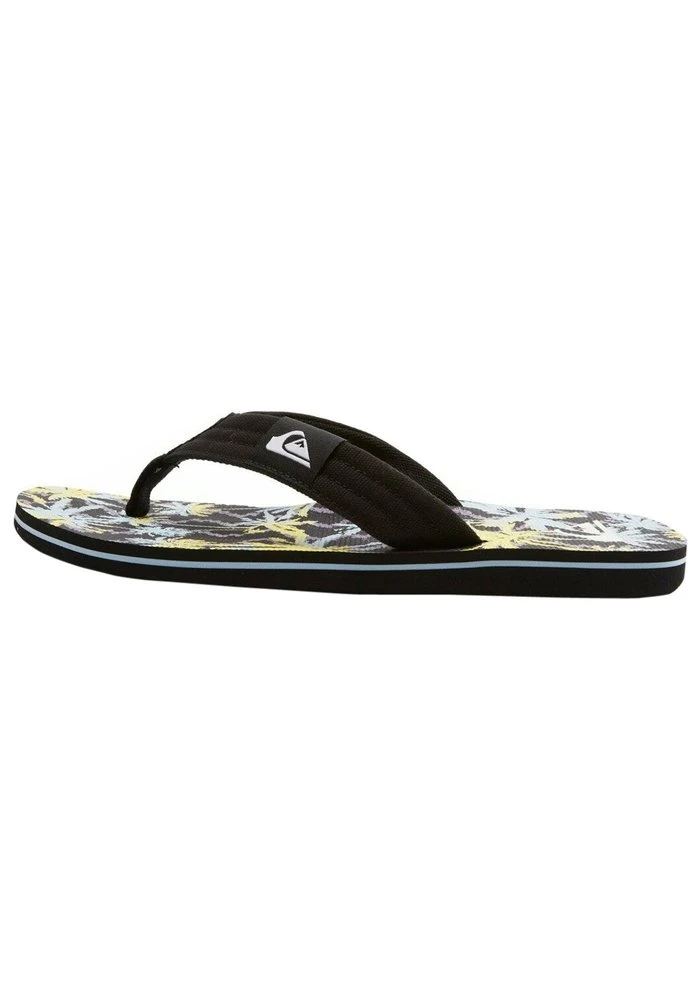 MOLOKAI LAYBACK - Tongs - black/yellow/yellow Quiksilver MOLOKAI LAYBACK - Tongs - Black/yellow/yellow -Quiksilver Soldes eee8e0d580db444eabed45df2f9bd199