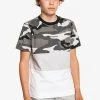 Quiksilver T-shirt Imprimé - Black Everyday Camo -Quiksilver Soldes ef32443860b9463da2927441085718b8