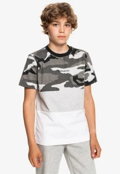 Quiksilver T-shirt Imprimé - Black Everyday Camo