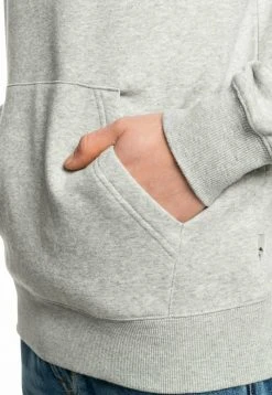 Quiksilver BIG LOGO HOODIE - Sweat à Capuche - Athletic Heather -Quiksilver Soldes efe8a77bb7624ccfbb7b7d6a114a4791