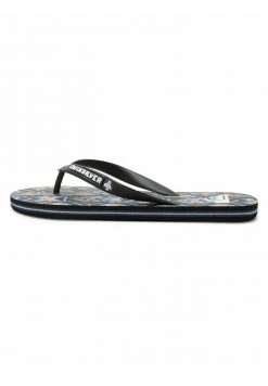 Quiksilver MOLOKAI ART - AQYL101204 - Sandales De Bain - Black/blue/grey