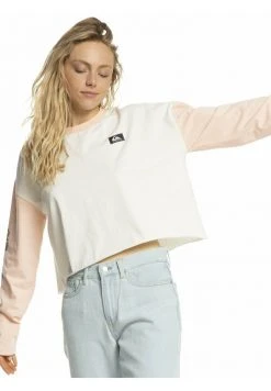 Quiksilver T-shirt à Manches Longues - Pink