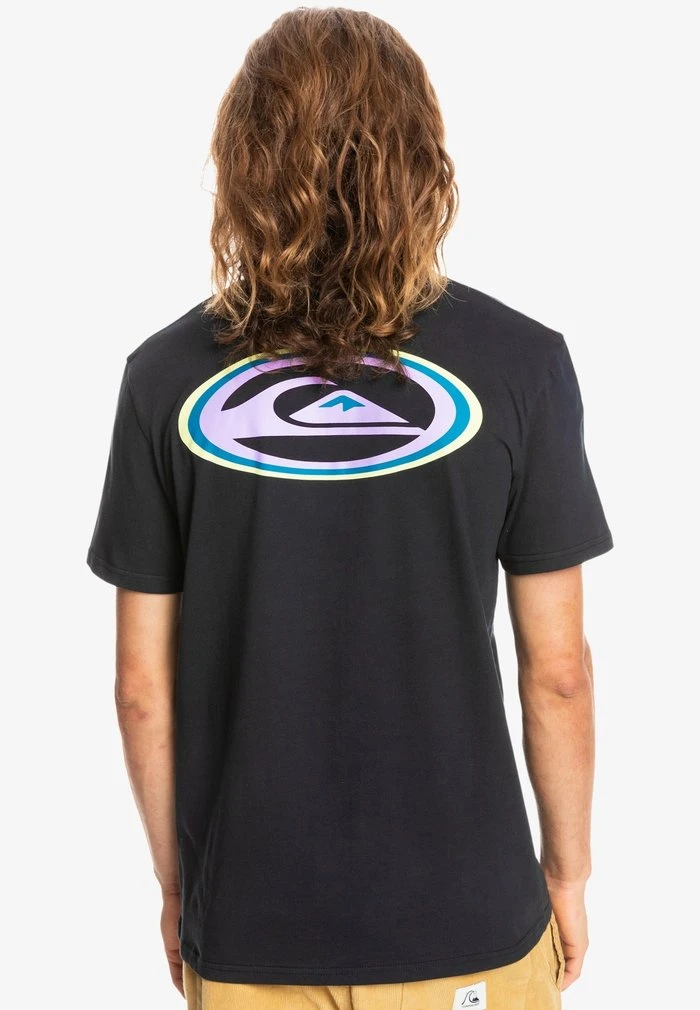 TEMPER - T-shirt imprimé - black Quiksilver TEMPER - T-shirt Imprimé - Black -Quiksilver Soldes f0ca307ef96d468ab7376135474ccb3c