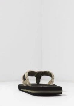 Quiksilver MONKEY ABYSS - Tongs - Green/black/brown -Quiksilver Soldes f117d3a3616b4e49bafc83de196e59af