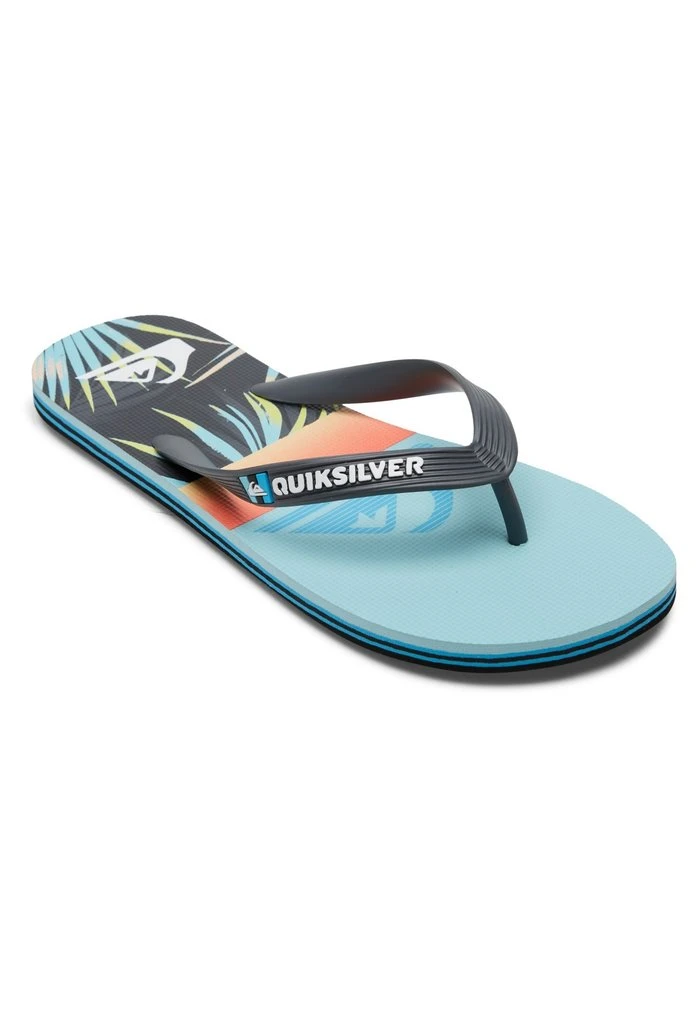 Quiksilver MOLOKAI PANEL - Tongs - Blue 4 Quiksilver MOLOKAI PANEL - Tongs - Blue – Image 2
