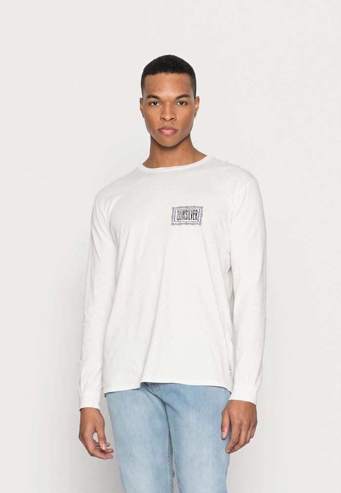 Quiksilver ELECTRIC FEEL - T-shirt à Manches Longues - Antique White 3 Quiksilver ELECTRIC FEEL - T-shirt à Manches Longues - Antique White
