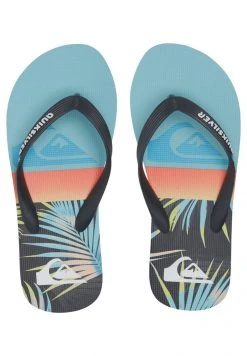 Quiksilver MOLOKAI - AQBL100558 - Tongs - Blue -Quiksilver Soldes f2c2df9a3d2448989f9c2200505882e8
