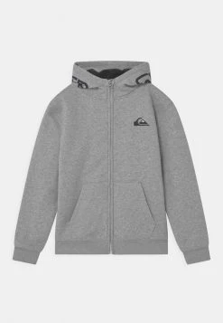 Quiksilver BEST WAVE YOUTH - Sweat à Capuche Zippé - Light Grey Heather