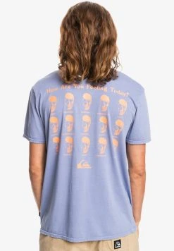 Quiksilver HOW ARE YOU FEELING - T-shirt Imprimé - Purple -Quiksilver Soldes f3358d6be8aa495f89530214854abcfe