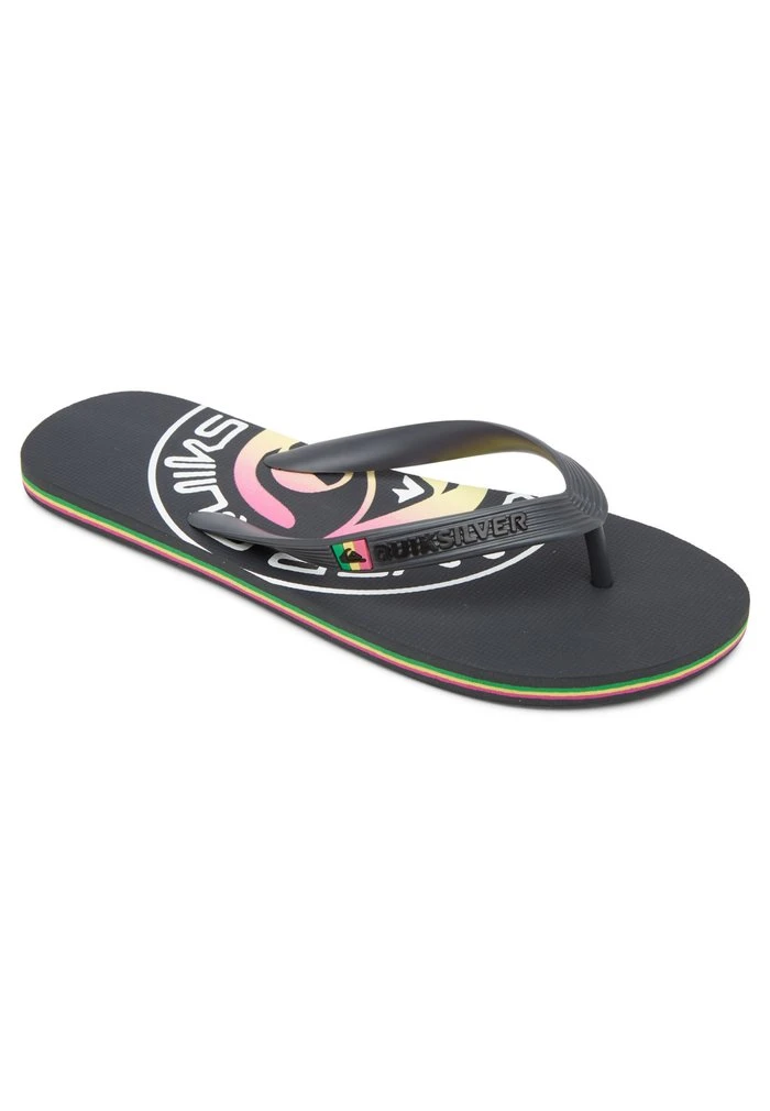 MOLOKAI PULSE - Tongs - grey/green/grey Quiksilver MOLOKAI PULSE - Tongs - Grey/green/grey -Quiksilver Soldes f384b94afa524aab992e779c496fbbca