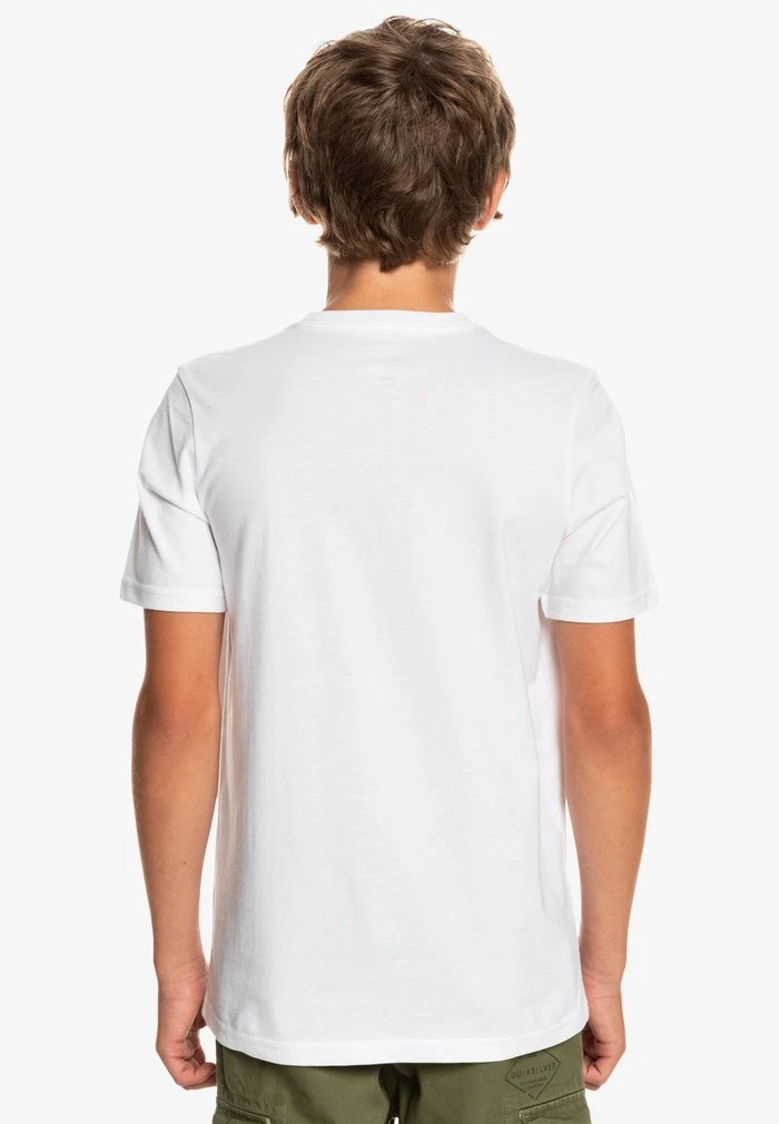 FEEDING LINE - T-shirt imprimé - white Quiksilver FEEDING LINE - T-shirt Imprimé - White -Quiksilver Soldes f457ace183c64f1691e792333ba9eb65