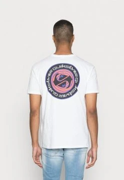 Quiksilver CIRCLE GAME - T-shirt Imprimé - White -Quiksilver Soldes f4584583d4bd43f2a952a2bbdb826492