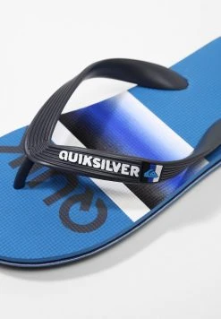 Quiksilver MOLOKAI SLAB - Tongs - Grey/blue/blue -Quiksilver Soldes f4770542be824301bc0f4ab27e6e23a0