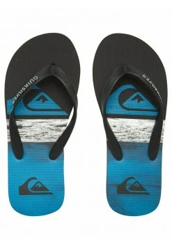 Quiksilver Tongs - Black/blue/black