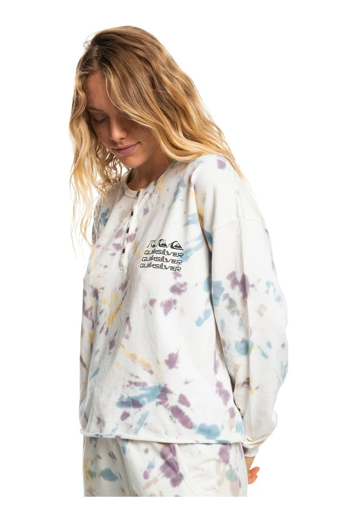 Quiksilver Sweatshirt - Faded Denim Td Women 7 Quiksilver Sweatshirt - Faded Denim Td Women – Image 5