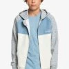 Quiksilver EASY DAY - Sweat à Capuche Zippé - Mottled Royal Blue -Quiksilver Soldes f56f67c98d9f49448a305873a1ade26a