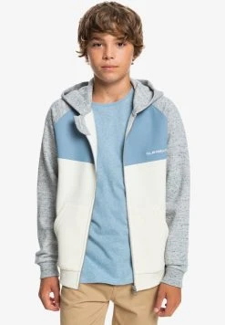 Quiksilver EASY DAY - Sweat à Capuche Zippé - Mottled Royal Blue