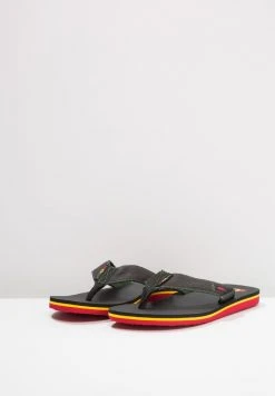 Quiksilver MOLOKAI ABYSS - Tongs - Green/black -Quiksilver Soldes f5ead270107d4e54a8f7a983f5feb962