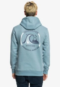 Quiksilver MIRROR LOGO - Sweat à Capuche - Citadel Blue -Quiksilver Soldes f6954751cc2143aab843688531be78f6