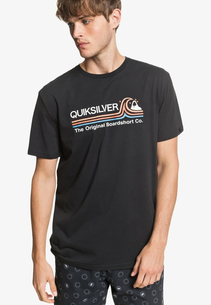 Quiksilver STONE COLD CLASSIC - T-shirt Imprimé - Black 6 Quiksilver STONE COLD CLASSIC - T-shirt Imprimé - Black – Image 4