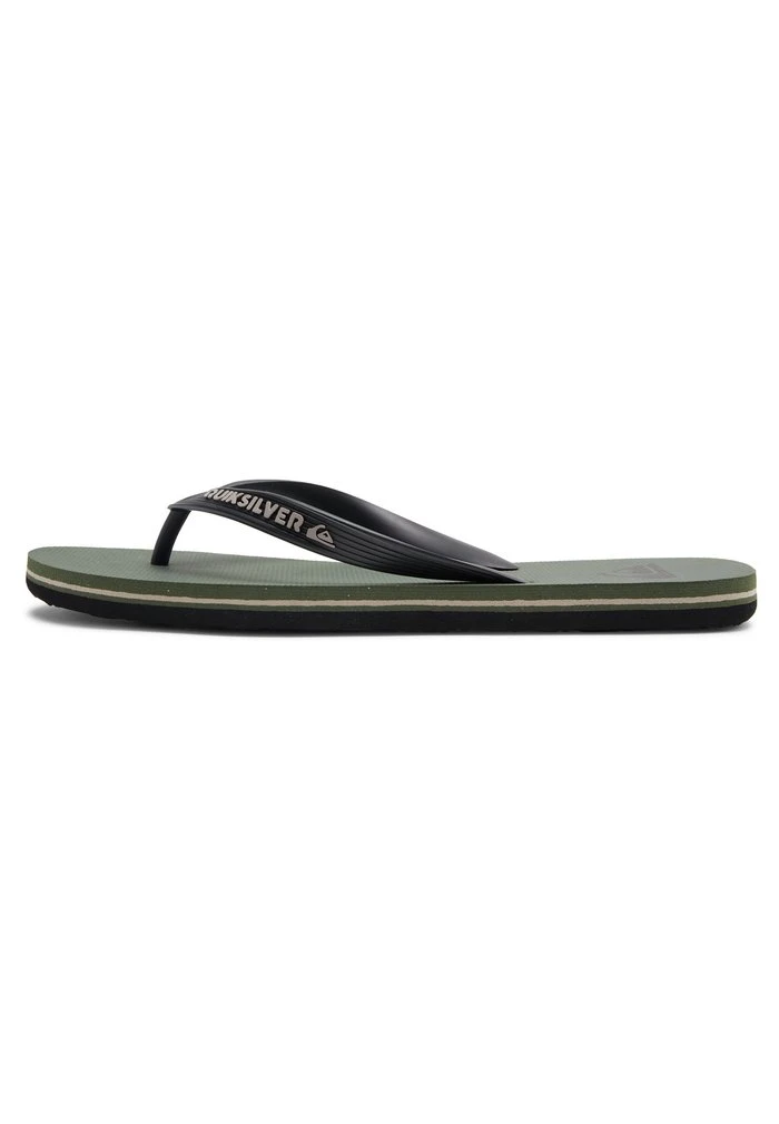Quiksilver MOLOKAI - Tongs - Green/black 3 Quiksilver MOLOKAI - Tongs - Green/black