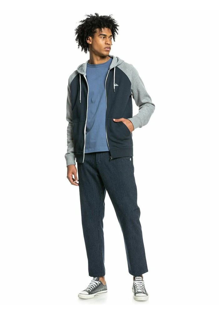 Quiksilver ESSENTIALS ZIP RAGLAN - Sweat à Capuche Zippé - Navy Blazer 4 Quiksilver ESSENTIALS ZIP RAGLAN - Sweat à Capuche Zippé - Navy Blazer – Image 2