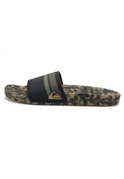 Quiksilver RIVI SLIDE - Sandales De Bain - Green -Quiksilver Soldes f75ac330e8064a9886938dc90505fae5