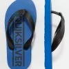 Quiksilver JAVA WORDMARK - Tongs - Black/blue -Quiksilver Soldes f7ac48c0428049548b098106f71bb31c