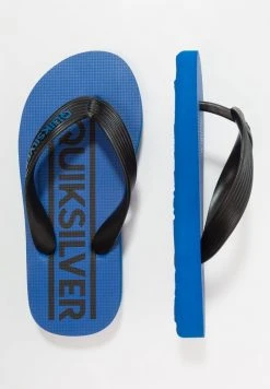 Quiksilver JAVA WORDMARK - Tongs - Black/blue