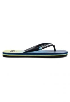 Quiksilver CHANCLAS - Tongs - Black/blue/blue -Quiksilver Soldes f8236e7dd3384e46804fac2722a05f77