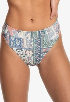 Quiksilver CLASSIC BAND - Bas De Bikini - Paisley Patchwork Faded Denim
