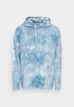 Quiksilver NATURAL TIE DYE - Sweat à Capuche - Airy Blue Cloudy -Quiksilver Soldes f91adaec58f84814aa128a3dacb8e871