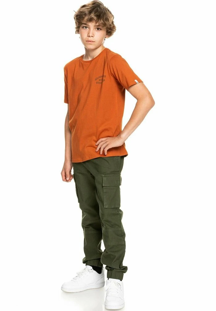 WILD CARD - T-shirt imprimé - cinnamon Quiksilver WILD CARD - T-shirt Imprimé - Cinnamon -Quiksilver Soldes f9d93584c41945a1b29955ffb32163f7