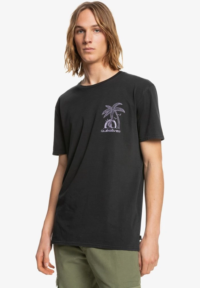 Quiksilver T-shirt Imprimé - Black 3 Quiksilver T-shirt Imprimé - Black