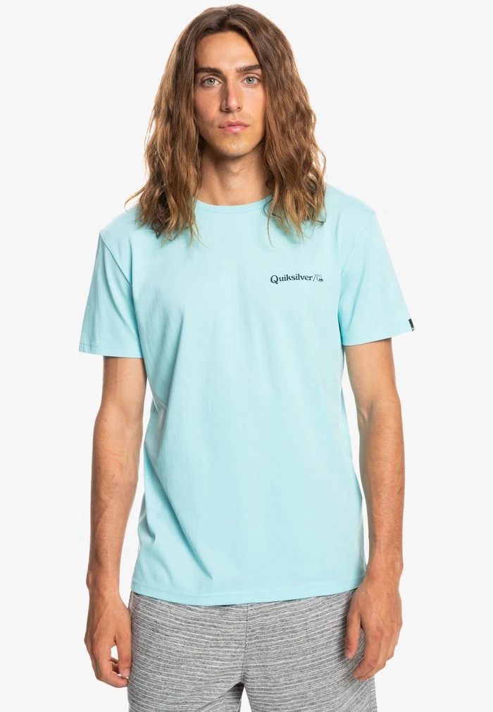 RESIN TINT - T-shirt imprimé - blue Quiksilver RESIN TINT - T-shirt Imprimé - Blue -Quiksilver Soldes fae1e79e67374bafa768ede8436cd2ef