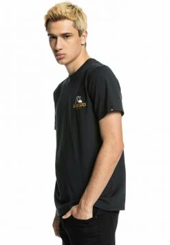 Quiksilver DREAM VOUCHER - T-shirt Imprimé - Black -Quiksilver Soldes fb6b54b1249340bc9b2dd8a18501278f