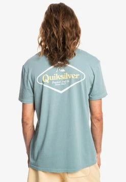 Quiksilver STIR IT UP MANCHES COURTES POUR EQYZ - T-shirt Imprimé - Sea Pine -Quiksilver Soldes fba8628119714150a8d20307de8fd302